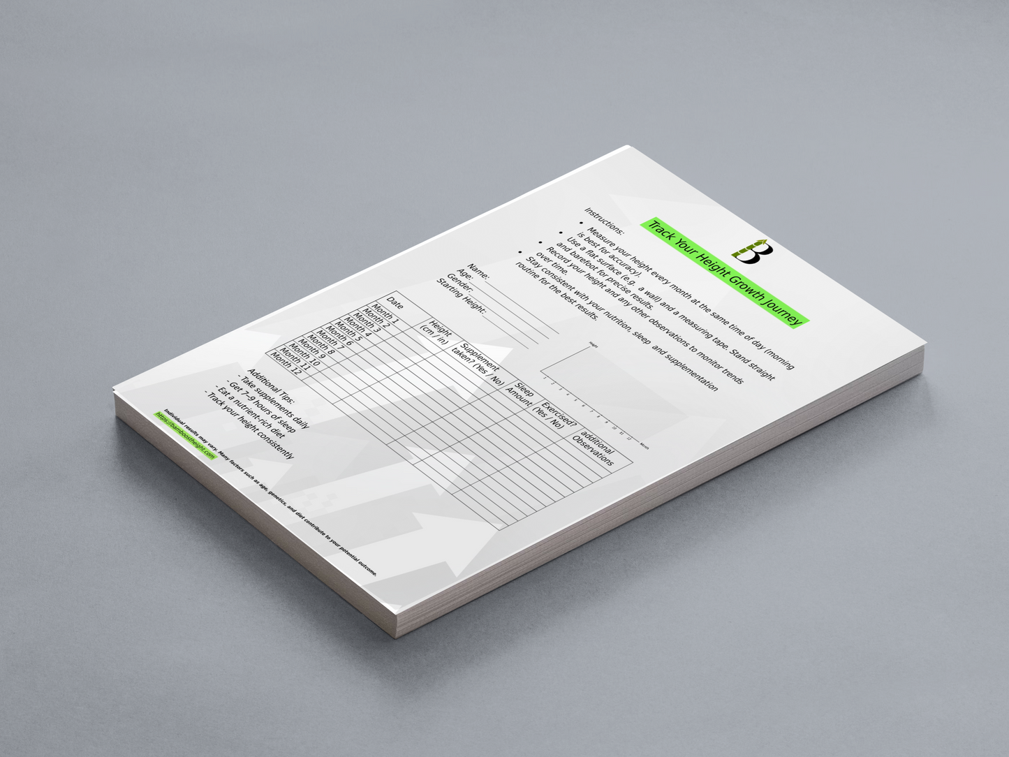 Height Growth Tracker